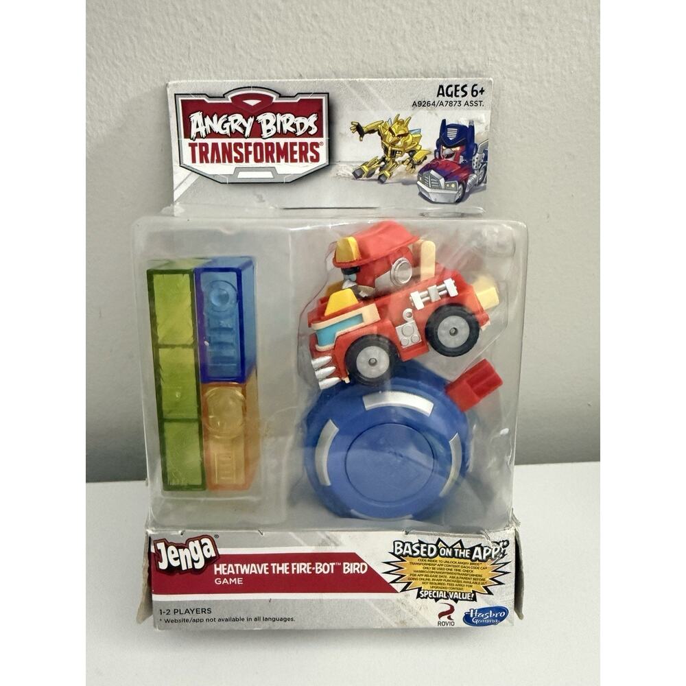 Angry Birds Transformers -Jenga- Heatwave The FireBot Bird Rovio Hasbro